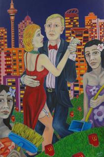 'Gauguin in the North Island' by Gabriel Heimler and Anna Proc (SOLD)