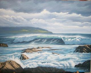 'Tarakena Bay' by Sam Earp (SOLD)