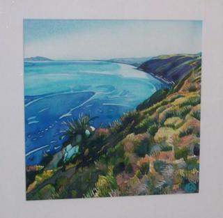'Pukerua Bay Hill' by Joy de Geus (SOLD)