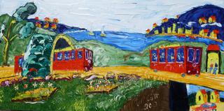 'Two Cable Cars' by Vincent Duncan