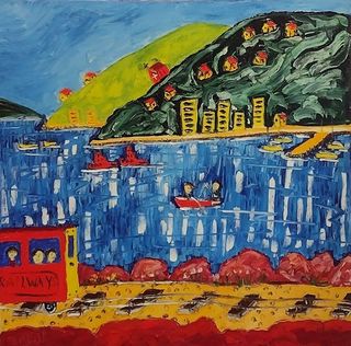 'Train to Town' by Vincent Duncan