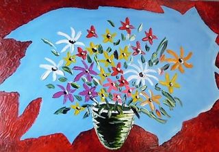 'Maple Leaf and Flowers' by Vincent Duncan