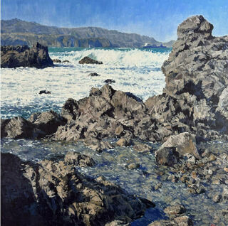 'Bluebridge from Breaker Bay' by Iwen Yong (SOLD)