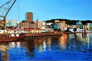 'Beautiful Wellington Morning' by Ronda Thompson (SOLD)