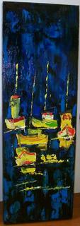 'Boats at Night' by Vincent Duncan
