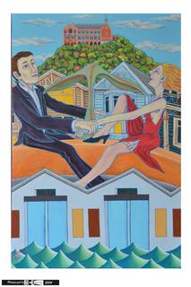 'Boatshed Lovers' by Heimler and Proc (SOLD)