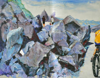 'A Mornings Fishing Red Rocks' by George Thompson (SOLD)