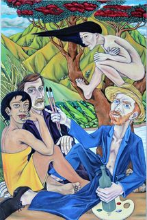 'Breakfast in the Pohutukawa Garden' by Heimler and Proc