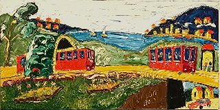 'Two Cable Cars' by Vincent Duncan