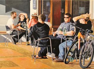 'The Capitol Cafe' by Zad Jabbour