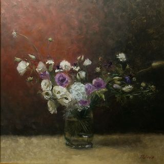 'Lyzanthiums' by Tatyana Kulida (SOLD)
