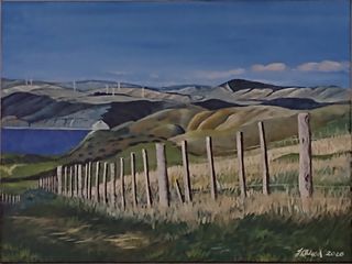 'Makara View' by Tracy McDonald (SOLD)