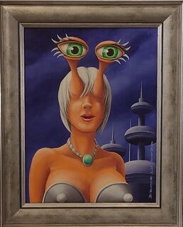 'Eyes up Here Big Boy!' by Bruce Luxford (SOLD)