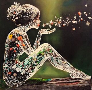 'Petals from the Heart' by Ashraf Pirinia (SOLD
