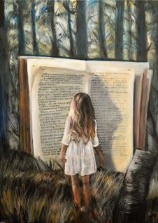 'Magical Forest' by Escha van den Bogerd (SOLD)