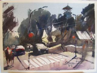 'St Mary's Karori' by Michael Bennett (SOLD)