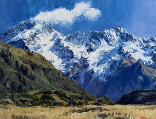 'Mt Sefton Southern Alps' by Iwen Yong (SOLD)