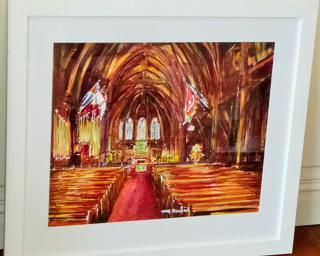 'Old St Pauls' by George Thompson (SOLD)