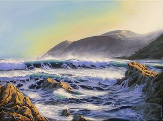 'Owhiro Bay' by Samuel Earp (SOLD)