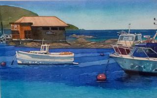 'Island Bay Boats' by Joy de Geus (SOLD)
