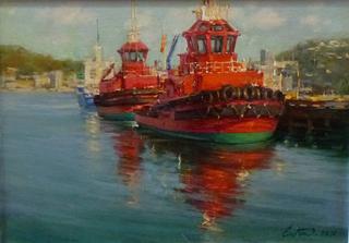 'Wellington Tugs' by Eugenea (SOLD)