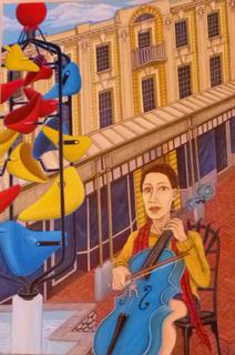 'Blue Cello' by Heimler and Proc (SOLD)