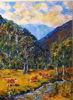 'Morning Rekiorangi' by George Thompson (SOLD)