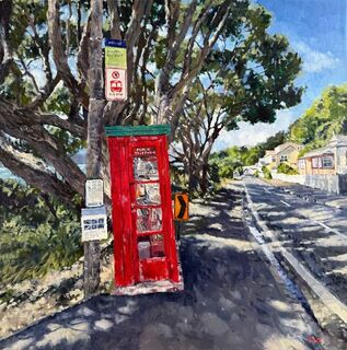 'Phone Box Karaka Bay' by Iwen Yong