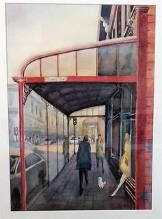 'Tonks Grove and Cuba Street' by Sam Qiao (SOLD)