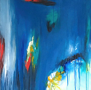 'Shifting Ice' by Claudia Grutke (SOLD)
