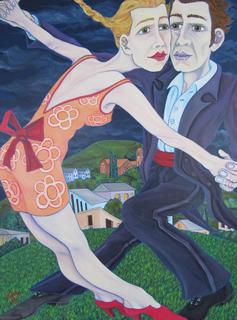 'Sparks of the Volcano' by Gabriel Heimler/Anna Proc (SOLD)