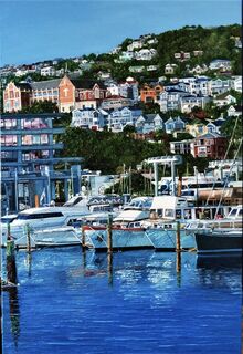 'Chaffers Marina' by Ronda Thompson  (SOLD)