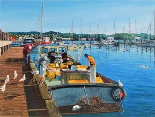 'Waiting for Dinner' by Ronda Thompson (SOLD)