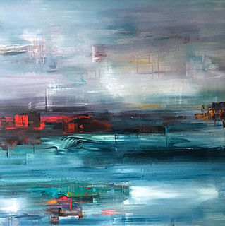 'Winter Reflection' by Claudia Grutke (SOLD)