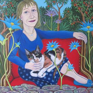 'Woman in Blue' commission by Heimler and Proc