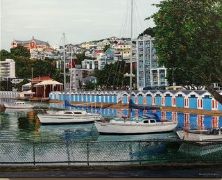 'Yachts Port Nicholson' by Ronda Thompson (SOLD)