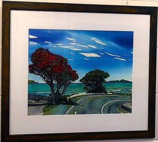 'Kapiti from Raumati South' by Joy de Geus (SOLD)