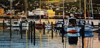 'Calm Morning at Chaffers Marina' by Ronda Thompson (SOLD)