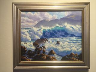 'High Seas Owhiro Bay' by Samuel Earp (SOLD)