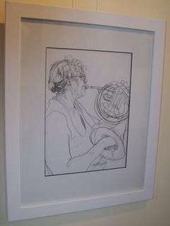 'The Horn Player' by Harriet Bright (SOLD)
