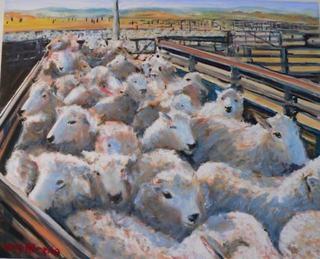 'In from the Hills, Stoneburn Station Taieri' by George Thompson