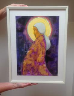 'Hine Korako II' by Robyn Kahukiwa (SOLD)