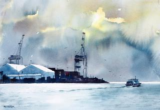 'Bound for Days Bay' by Phil Dickson (SOLD)
