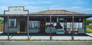 'Oasis on Main Street Ohura' by Graham Young (SOLD)