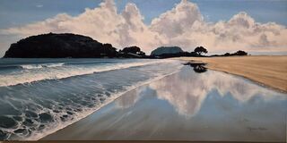 'Mt Maunganui Beach' by Graham Moeller