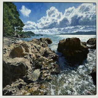 'Karaka Bay' by Iwen Yong (SOLD)