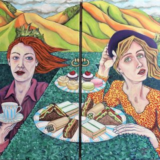 'High Tea Hedge' by Heimler and Proc (SOLD)