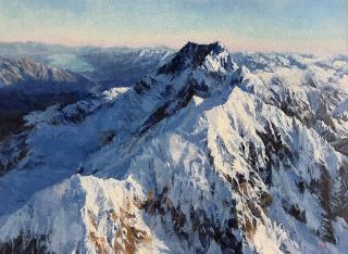 'Aoraki Mt Cook' by Iwen Yong (SOLD)