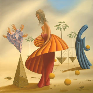 'Charlotte in her Shrine' by Bruce Luxford (SOLD)