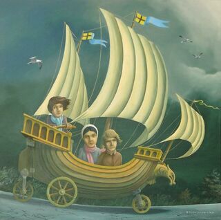 'We're so Woke we Leave no Wake' by Bruce Luxford (SOLD)